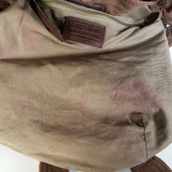 VINTAGE LUCKY BRAND Bag Large Multicolor Patchwork Leather Hobo 20" - Picture 9 of 10